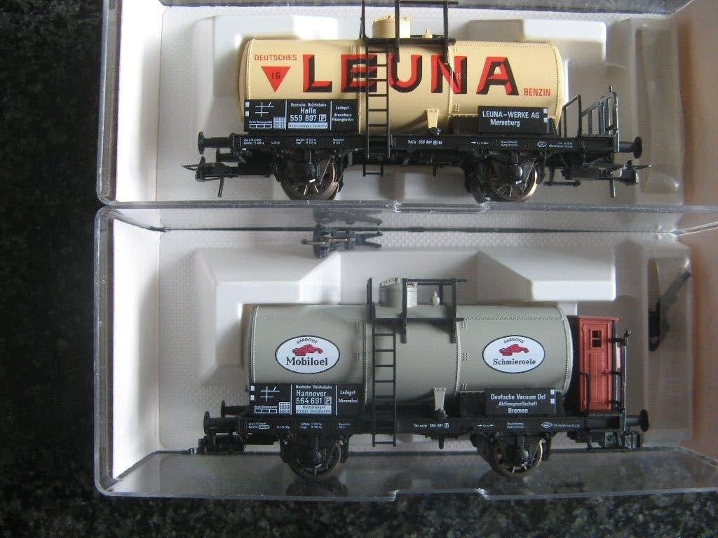 FLEISCHMANN 5420 en 5430: ketelwagons uit de DDR-tijd, Treinset, Gelijkstroom, Fleischmann, Ophalen of Verzenden