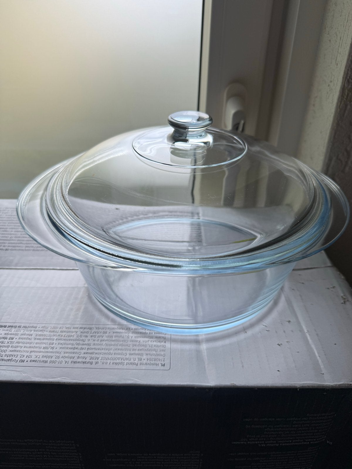 Glazen Ovenschaal met Deksel - Hittebestendig, Ophalen, Zo goed als nieuw, Overige merken, Glas