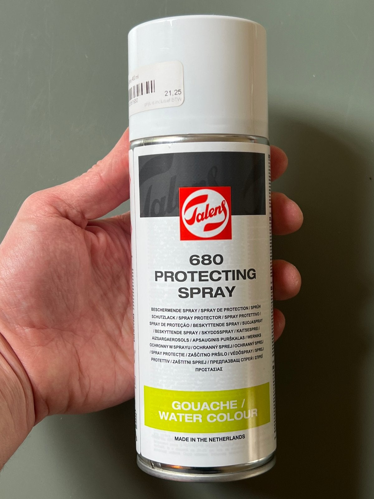 Protecting spray varnish for water colours, etc, Hobby en Vrije tijd, Schilderen, Ophalen of Verzenden