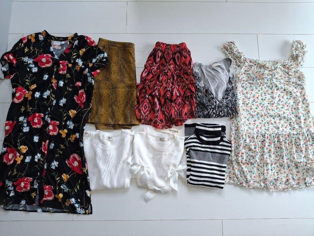 partij kleding M/L 8 stuks vest, jurken & rokken 25 euro, Maat 38/40 (M), Zwart, Vila, Ophalen of Verzenden