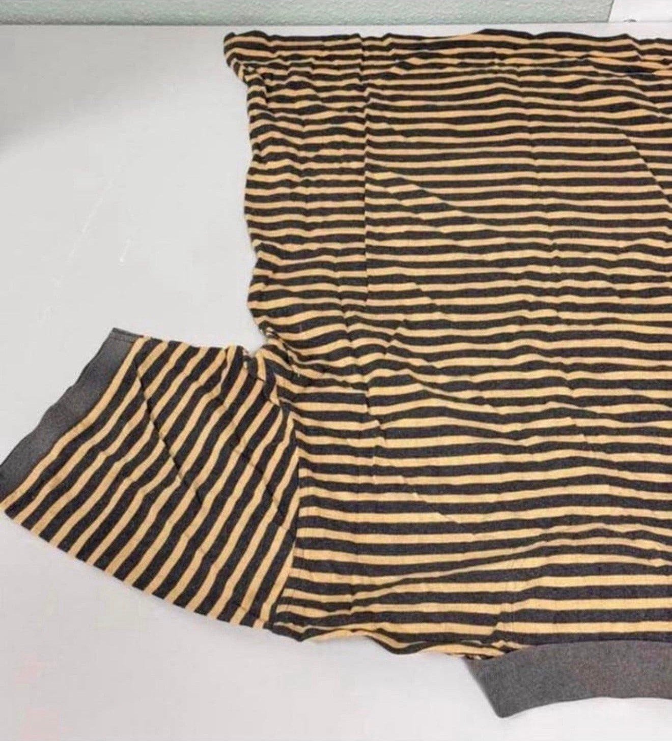 Vintage 1960 Adidas Golf katoenen poloshirt gestreept M polo, M, Ophalen of Verzenden, Zo goed als nieuw, M