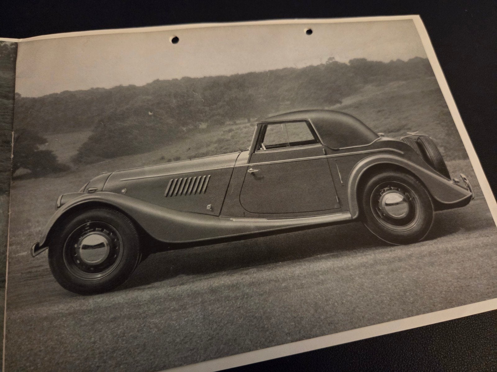 Brochure Morgan, Boeken, Auto's | Folders en Tijdschriften, Ophalen of Verzenden, Zo goed als nieuw, Overige merken