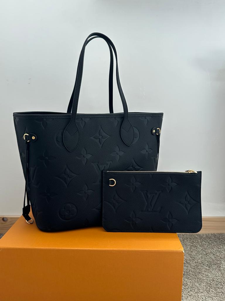 ORIGINEEL LV Neverfull MM Emp Noir - Te Koop!, Ophalen of Verzenden, Zo goed als nieuw, Zwart, Handtas