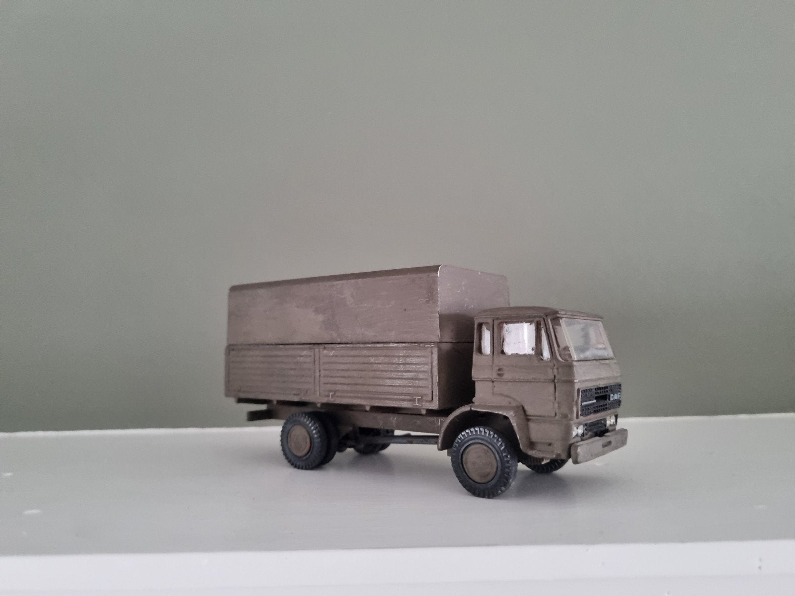 DAF legertruck model - Schaalmodel, Ophalen of Verzenden, Gebruikt, Overige merken