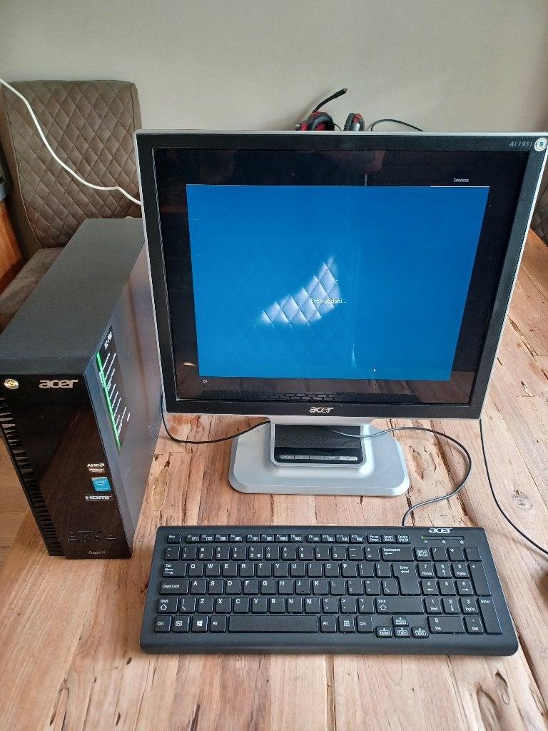 Computer Acer Aspire, Ophalen, HDD, 2 tot 3 Ghz, 15 inch