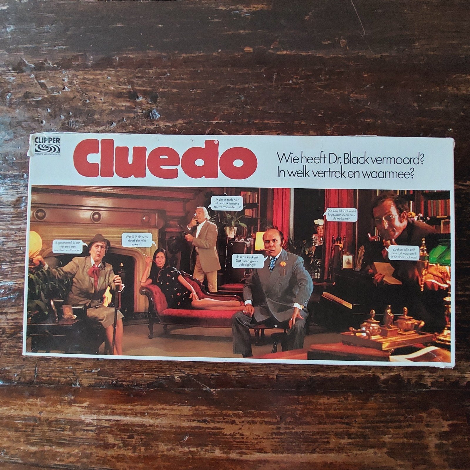 Vintage Cluedo Spel - Parker, Hobby en Vrije tijd, Gezelschapsspellen | Bordspellen, Vijf spelers of meer, Ophalen of Verzenden