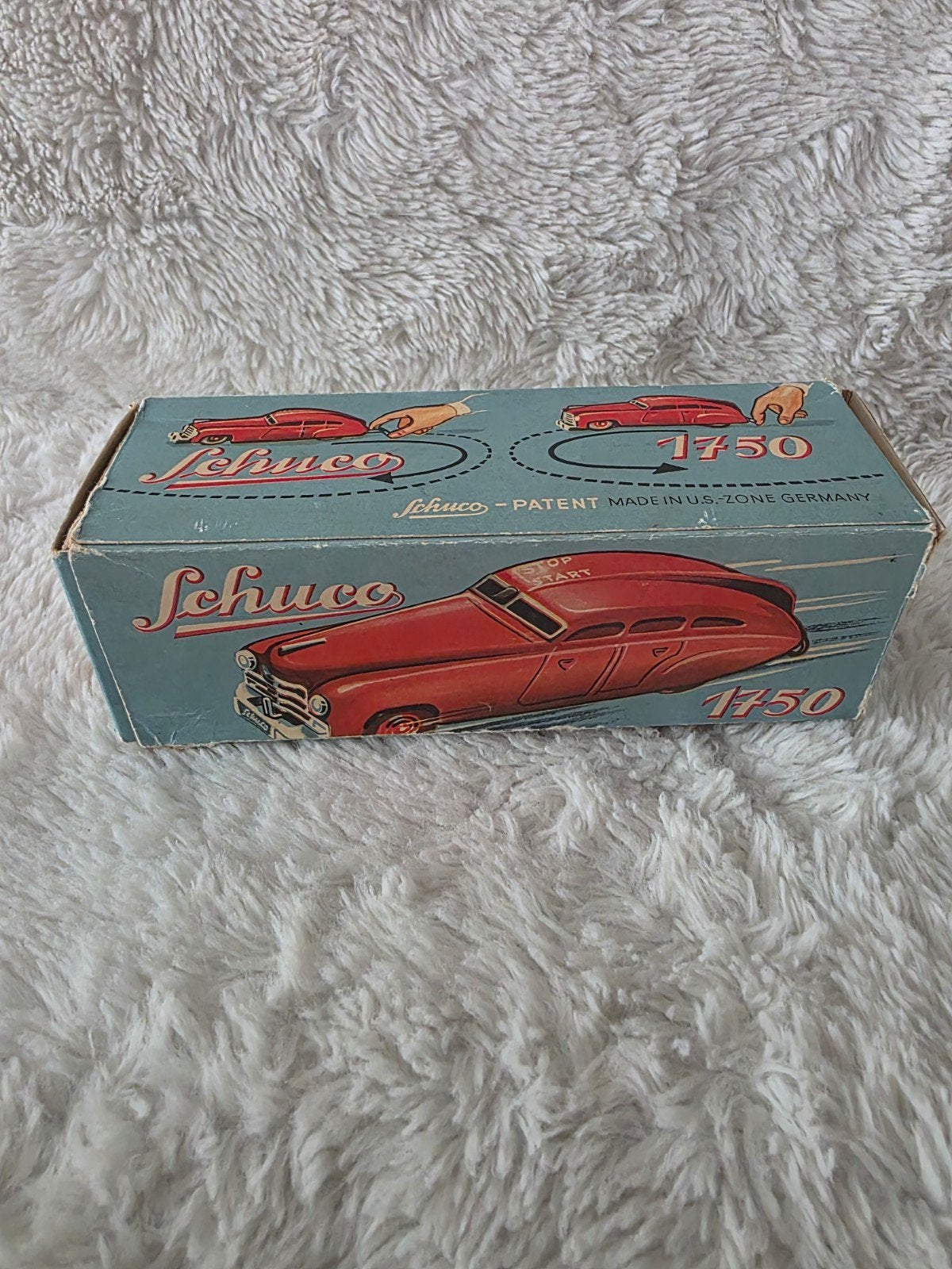 Zeldzame Vintage Schuco Set: Rode Schuco 1750 Auto + "Magico, Ophalen of Verzenden