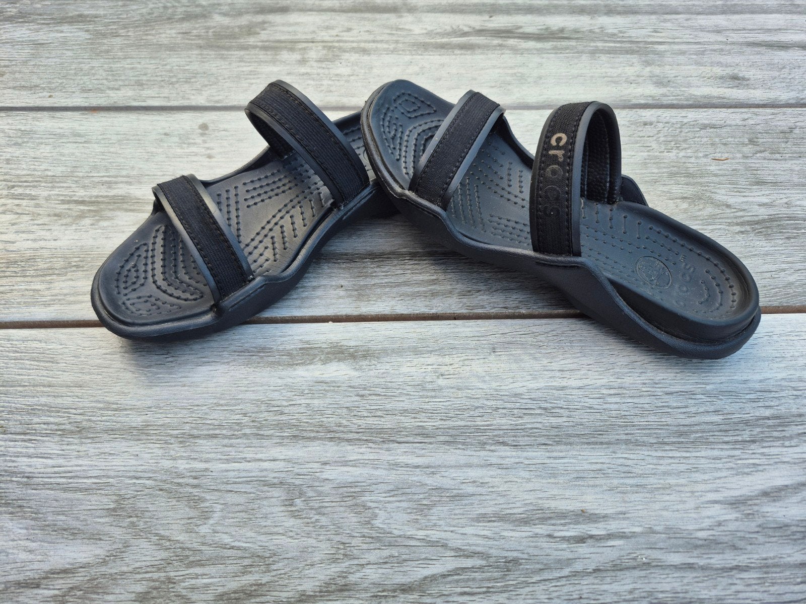 Crocs dames slippers maat 7, Slippers, Zwart, Ophalen of Verzenden, Crocs