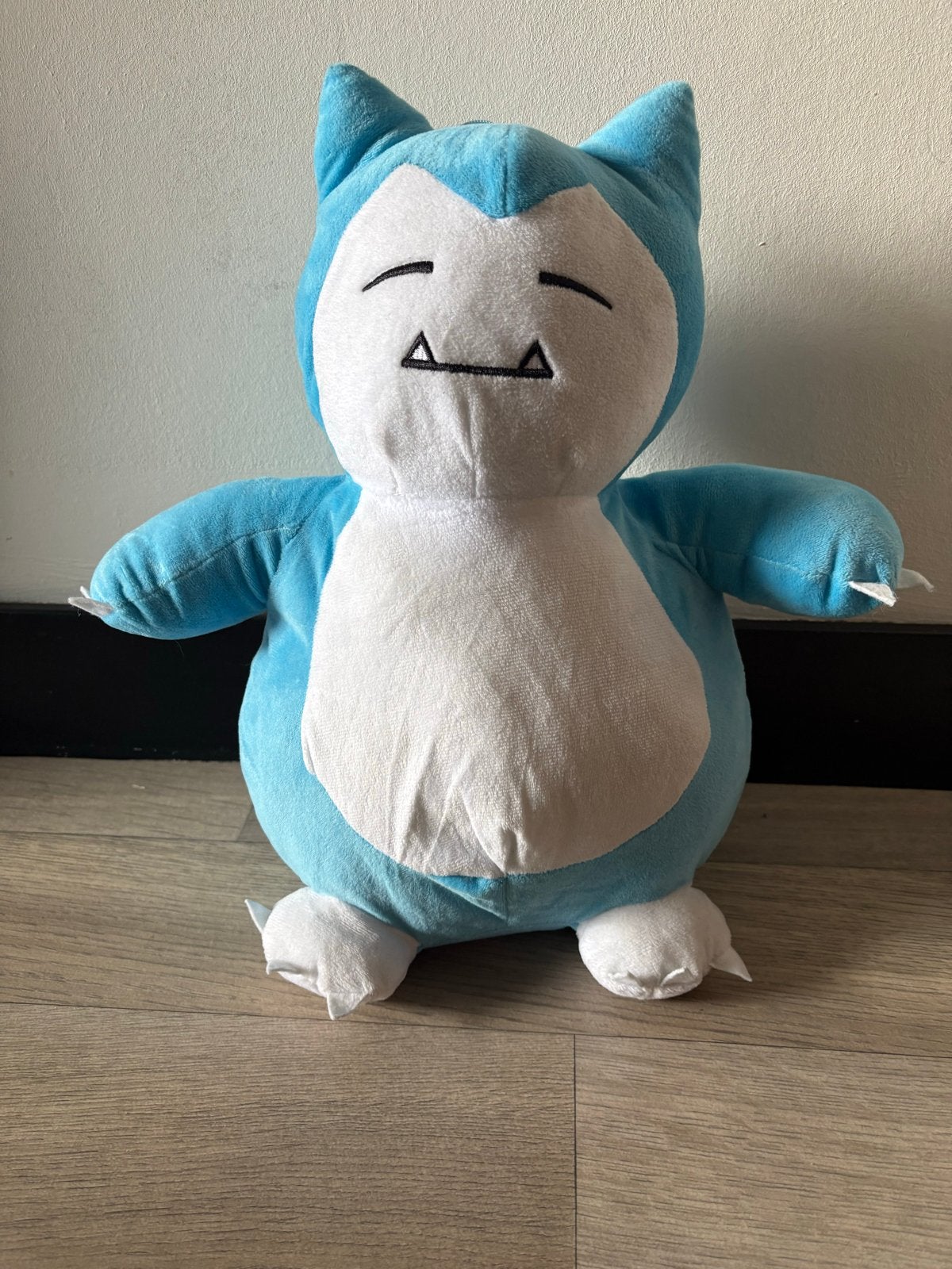 Grote Snorlax Pokémon knuffel - Zo goed als nieuw, Kinderen en Baby's, Overige merken, Overige typen, Blauw, Ophalen of Verzenden