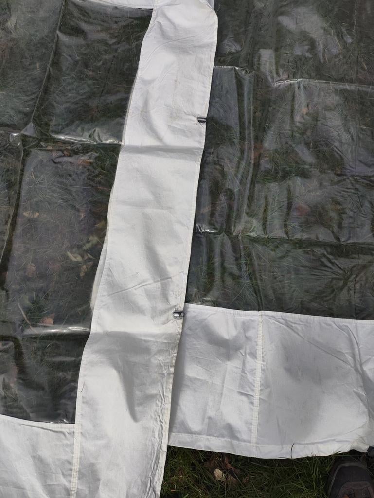 Zijkanten en achterkant voor marktkraam parasol, Verzenden, Gebruikt, Overige typen