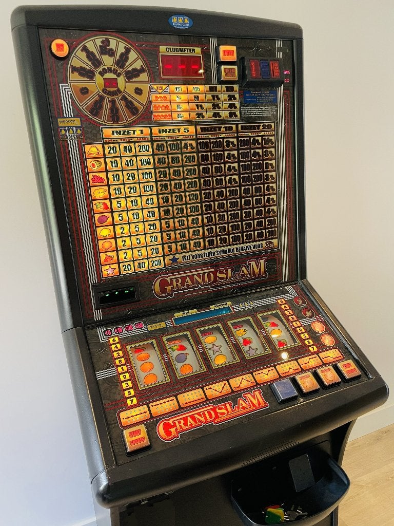 Grand Slam gokkast, Verzamelen, Automaten | Gokkasten en Fruitautomaten, Euro, Ophalen, Gebruikt, Met sleutels