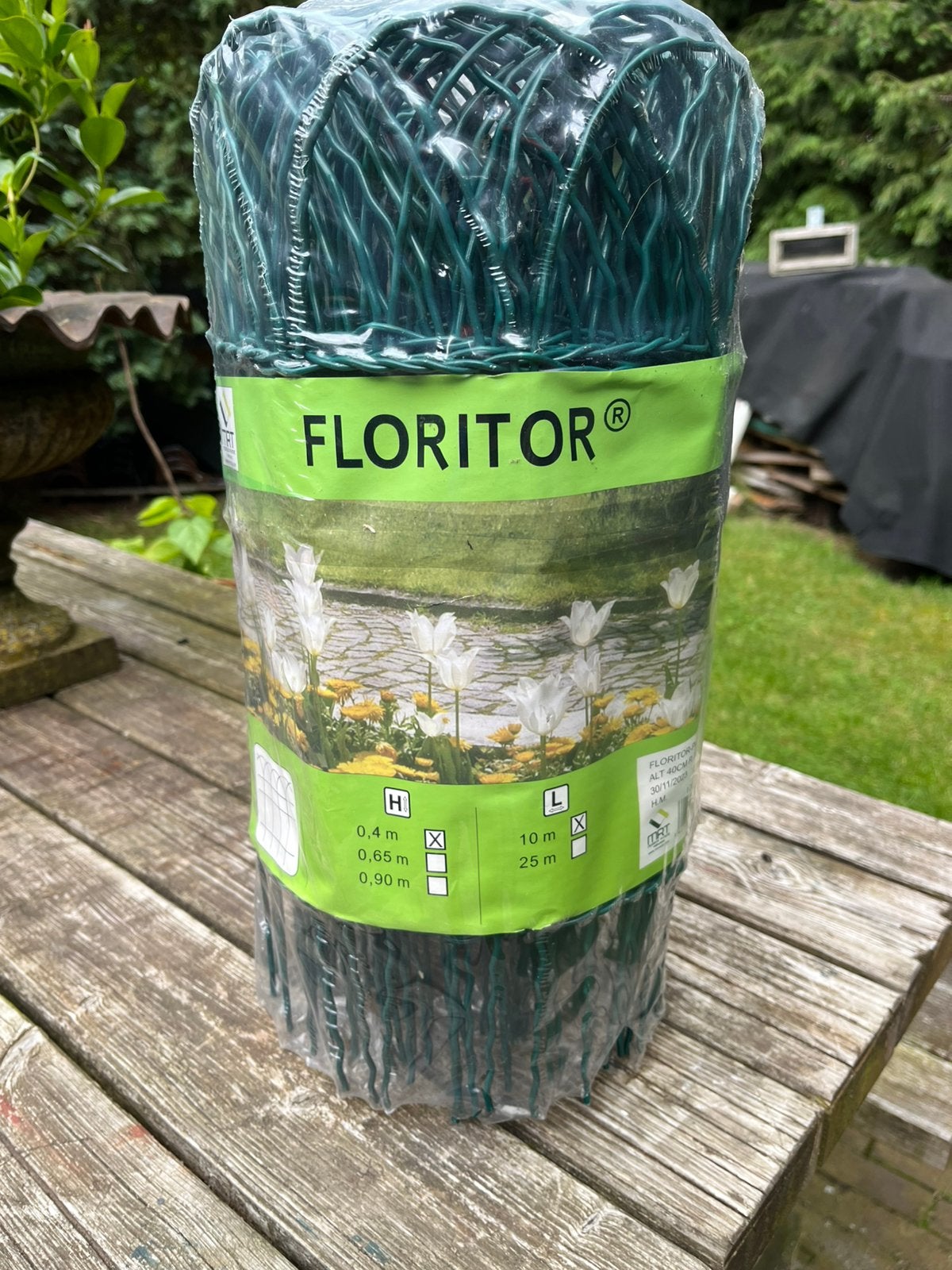 Nieuwe Rol geplastificeerd gaashek 10 meter x 40 cm hoog, Ophalen of Verzenden, Nieuw, Gaas