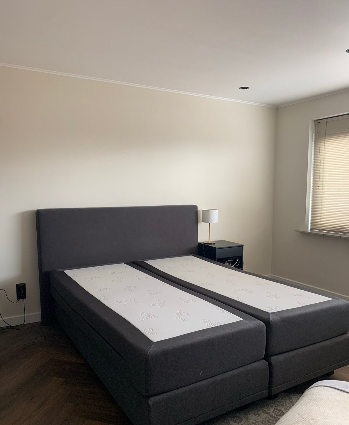 Elektrische tweepersoons boxspring (160x200), Ophalen, Gebruikt, Tweepersoons, 160 cm