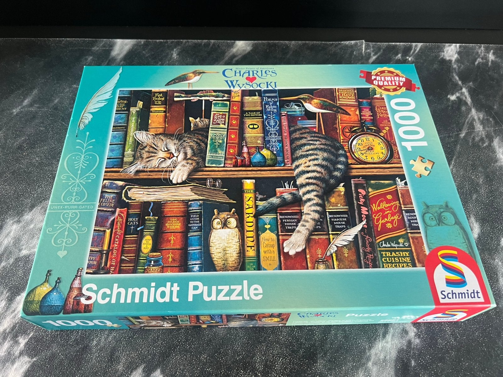 Schmidt puzzel 1000 stukjes Charles Wysocki Frederik de, Ophalen of Verzenden, Zo goed als nieuw