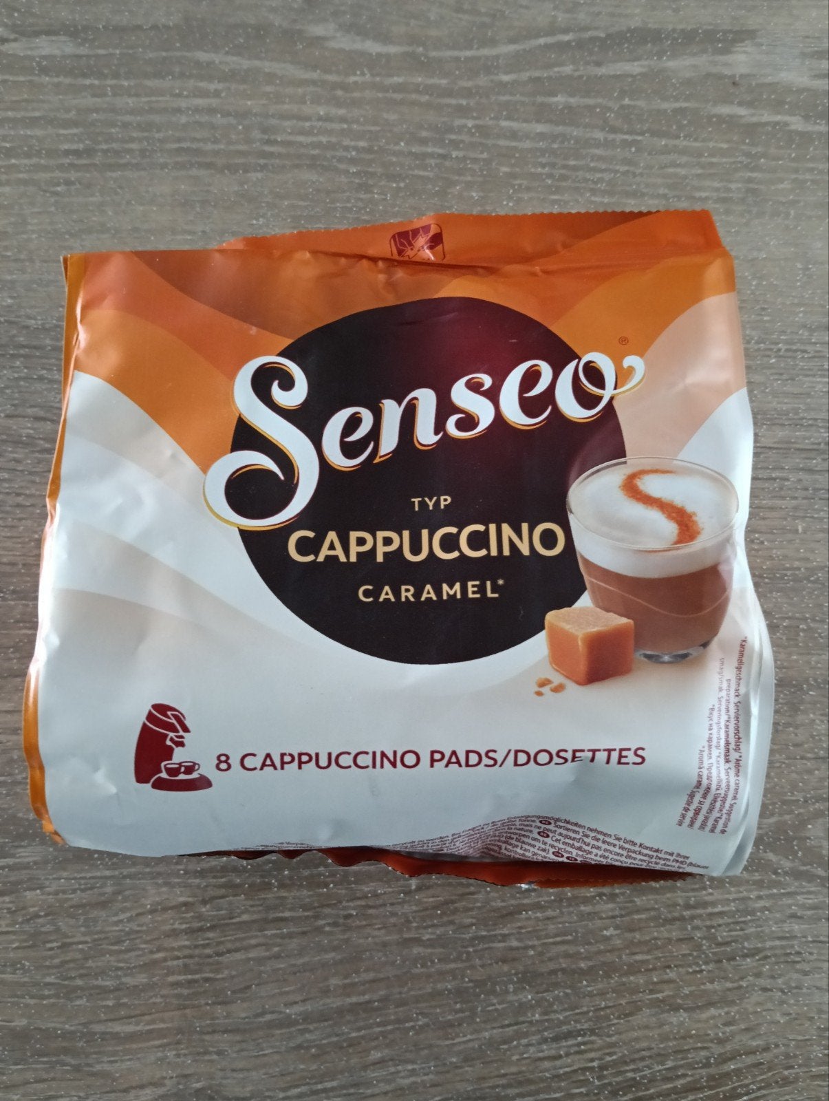 Nieuwe Senseo Cappuccino Caramel koffiepads (8 stuks), Ophalen