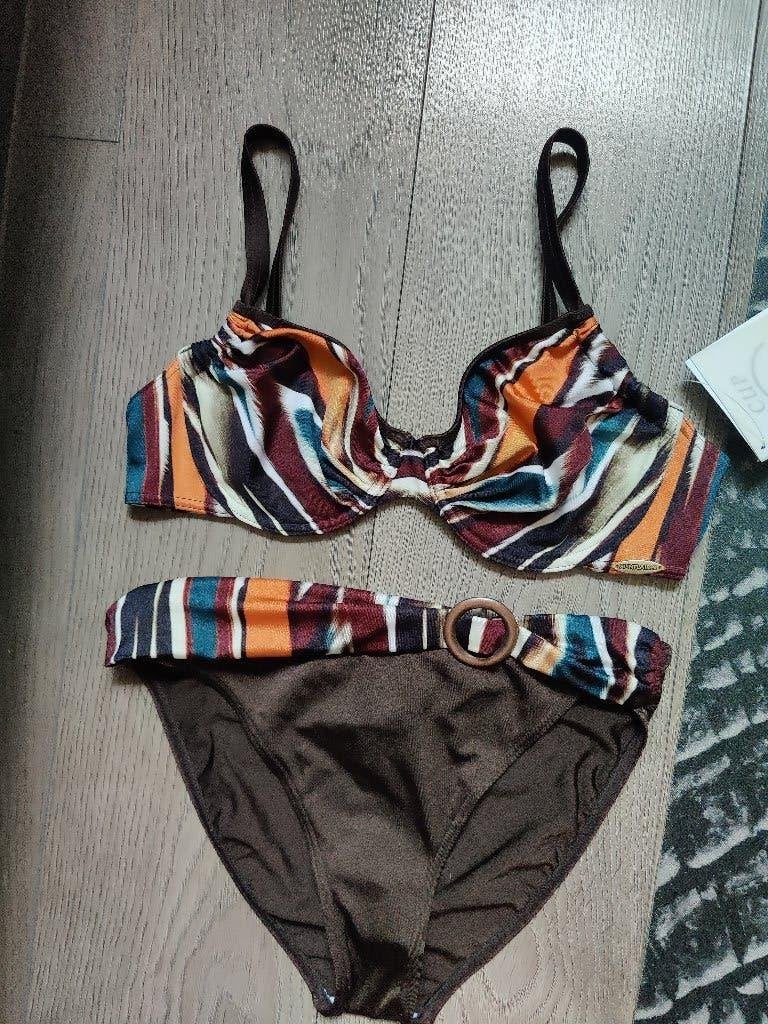 sunflair nieuwe bikini europese maat 40 top 80 C, Ophalen of Verzenden, Nieuw, Bruin, Bikini