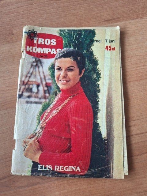 Tros Kompas 1969 Toon Hermans Bob Dylan Heintje Dali Kennedy, Ophalen of Verzenden, Gelezen, Muziek, Film of Tv