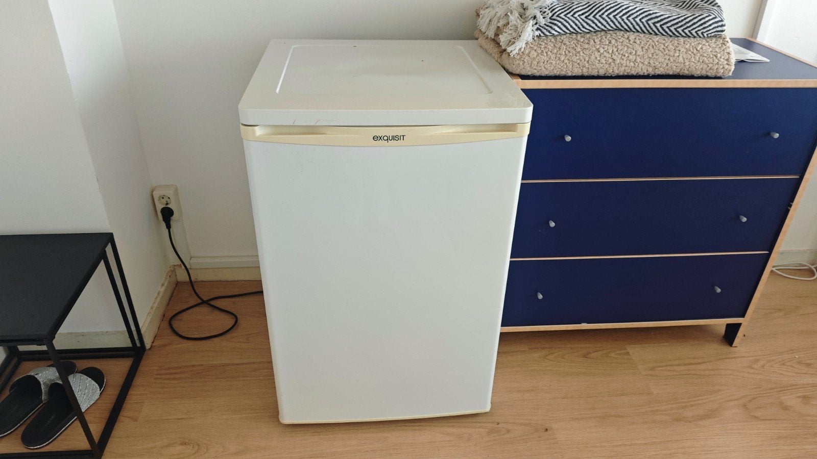 Exquisit Koelkast, Gebruikt, 75 tot 100 liter, 45 tot 60 cm, Met vriesvak