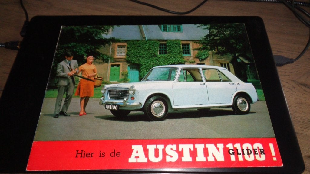 Folder AUSTIN 1100 GLIDER, Verzenden, Gelezen, Overige merken