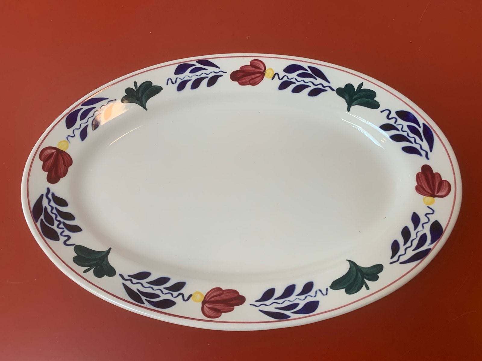 Grote schaal Boerenbont van Villeroy & Boch, Huis en Inrichting, Keuken | Servies, Keramiek, Ophalen of Verzenden, Landelijk/Boerenbont