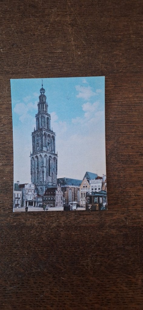 ansichtkaart  Oud Groningen  ''Martinitoren'', Ophalen of Verzenden, Voor 1920, Ongelopen, Groningen