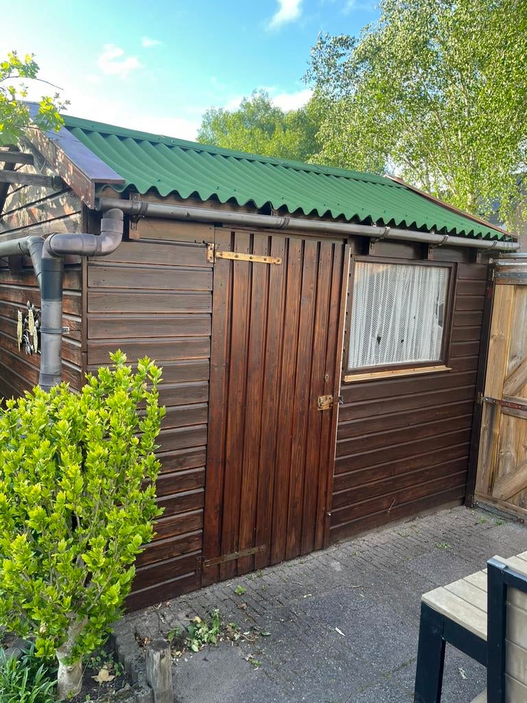 Schuurtje, Tuin en Terras, Ophalen, Zo goed als nieuw, Schuur