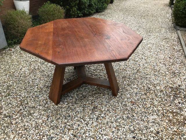 8 hoekige grote tafel Octagon, Ophalen, Gebruikt, 100 tot 150 cm, 50 tot 100 cm
