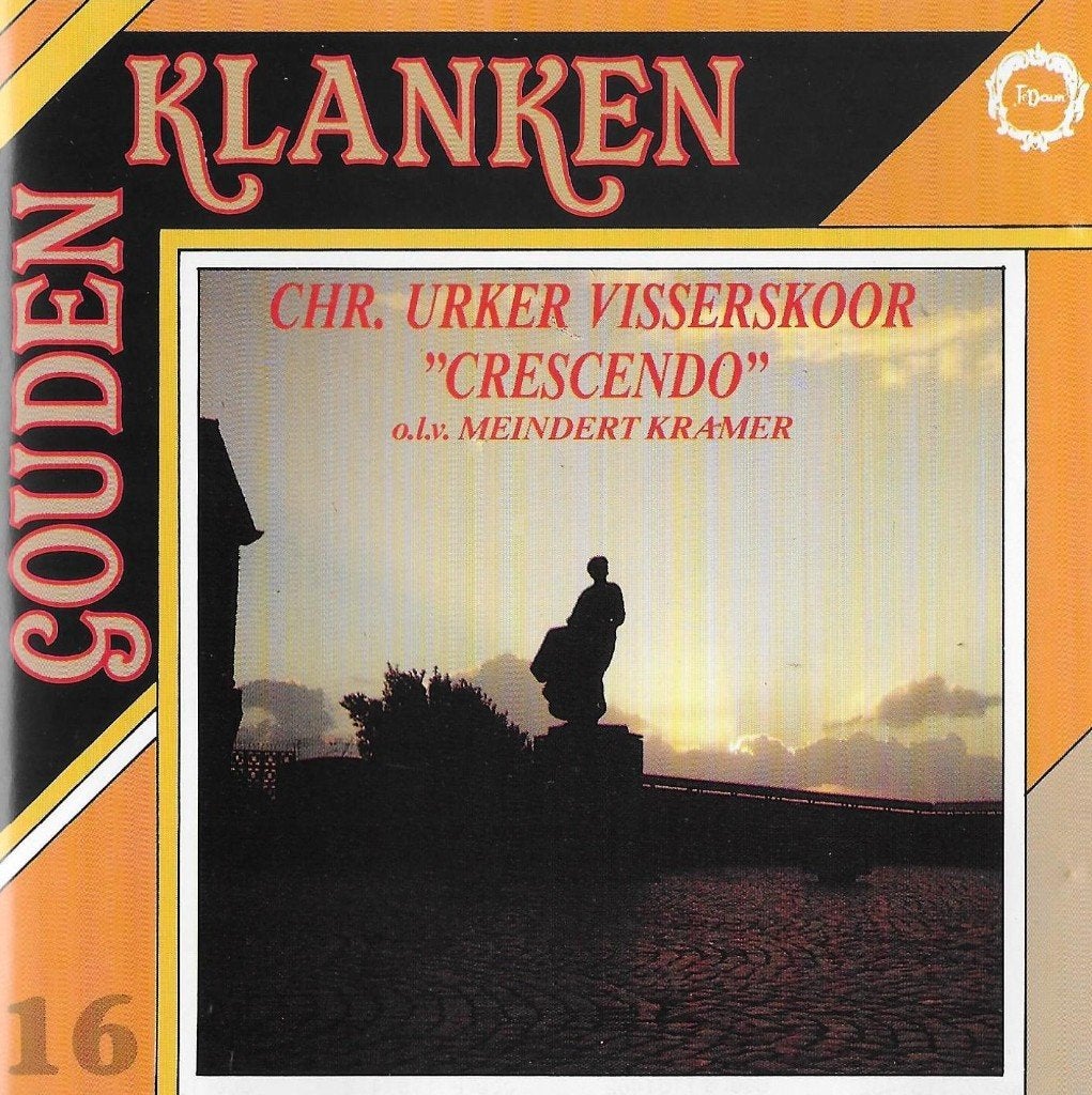 CHR.URKER VISERSKOOR 'CRESENDO' - GOUDEN KLANKEN (16)., Cd's en Dvd's, Cd's | Religie en Gospel, Verzenden, Zo goed als nieuw