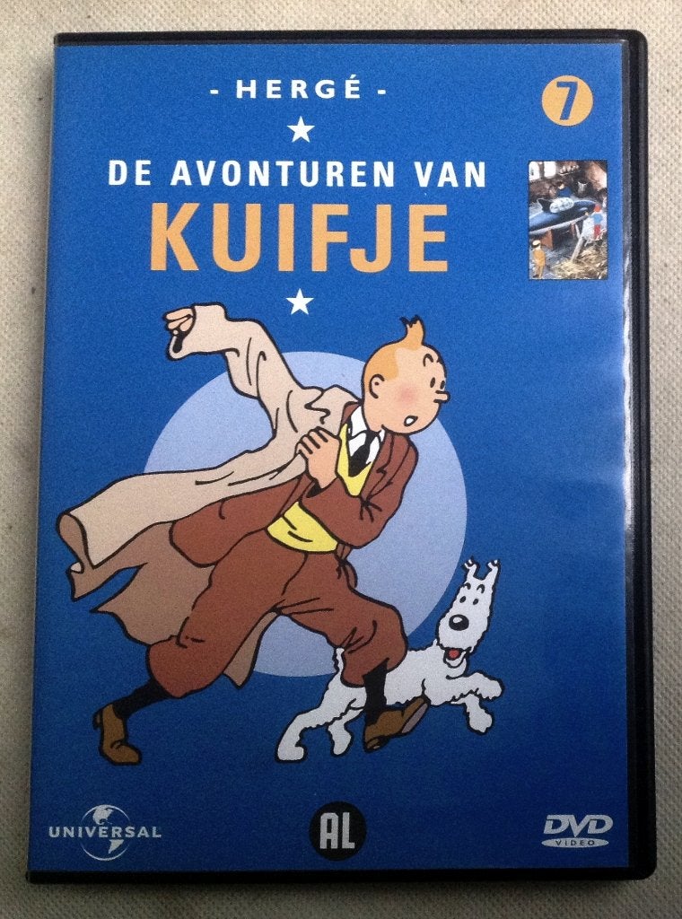 Kuifje en het Haaienmeer Herge, Cd's en Dvd's, Dvd's | Tekenfilms en Animatie, Europees, Gebruikt, Alle leeftijden, Ophalen of Verzenden
