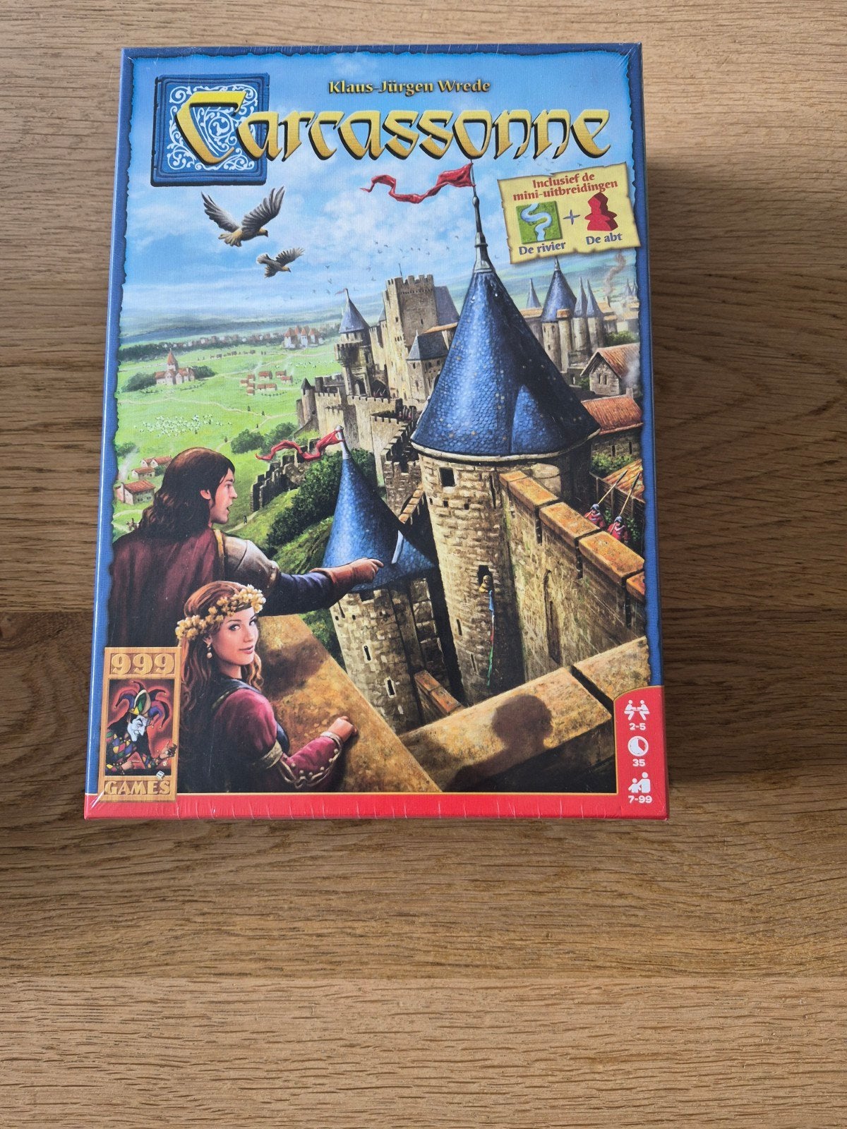 Carcassonne bordspel - Nieuw in folie, Vijf spelers of meer, Ophalen, Nieuw, 999 Games