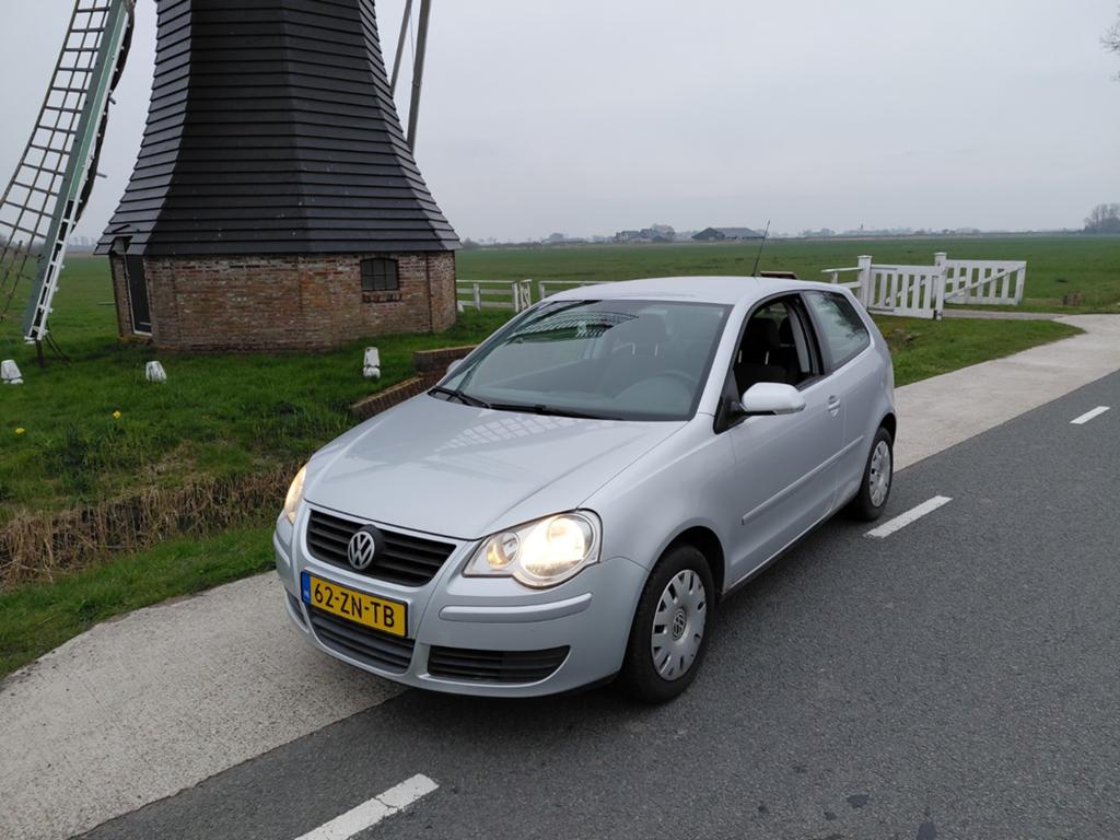 Volkswagen Polo 1.4 16V 59KW 2008 Grijs, Ophalen of Verzenden, Volkswagen, Motorkap