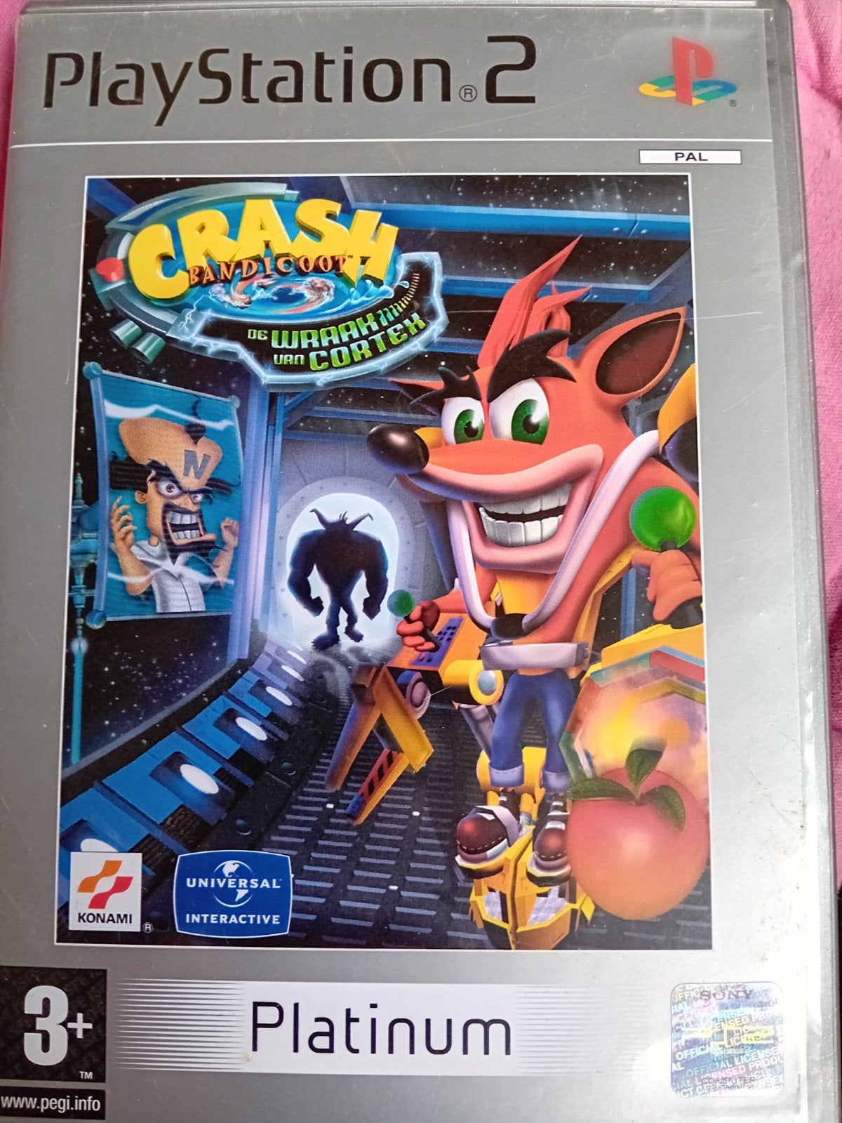 Crash Bandicoot: De Wraak van Cortex - PS2 Platinum, Gebruikt, 1 speler, Ophalen of Verzenden, Vanaf 3 jaar