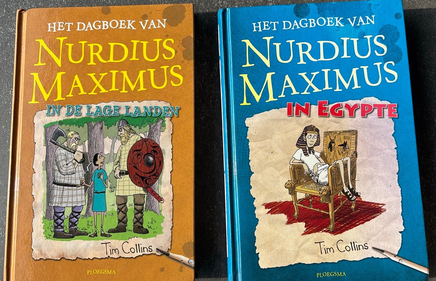 Kinderboeken dagboek van Nurdius Maximus, Boeken, Ophalen of Verzenden, Zo goed als nieuw, Verhalen