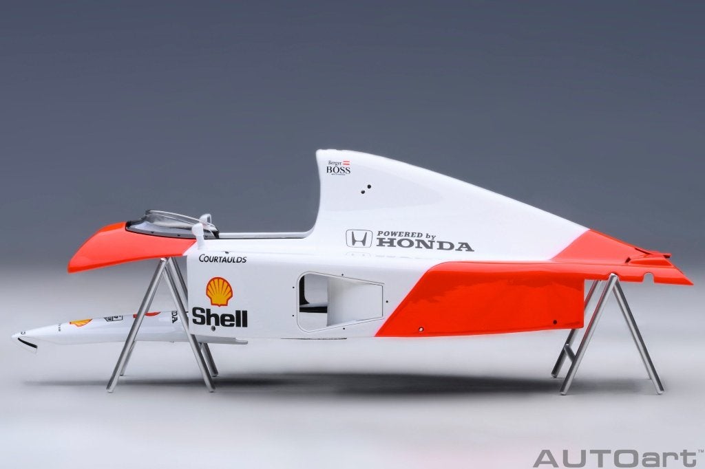1:18 McLaren Honda MP4/6 Berger GP Japan 1991 Autoart 89152, Auto, Autoart, Nieuw, Ophalen of Verzenden