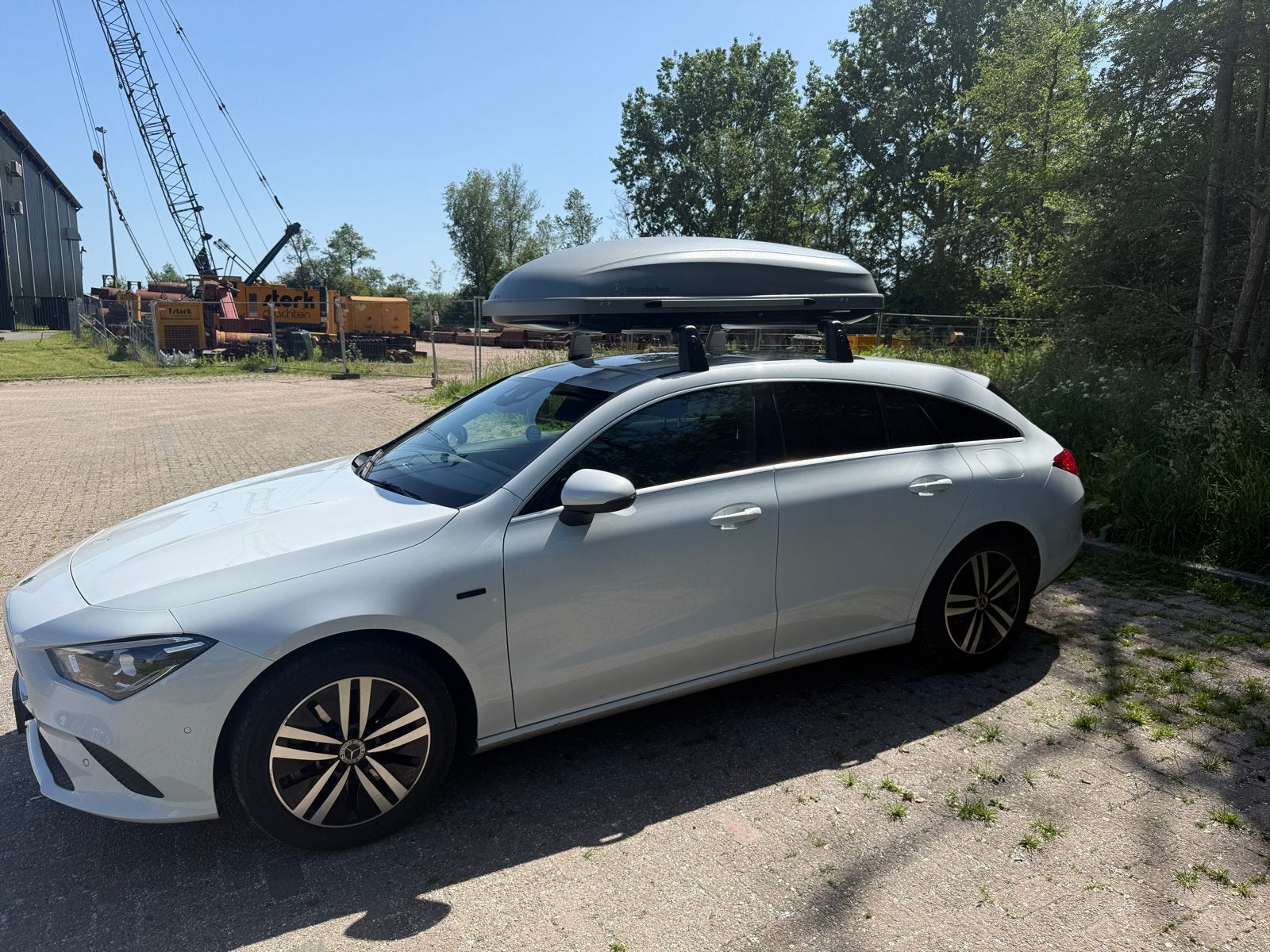 Dakkoffer en dragers Mercedes Benz CLA/CLA Shooting Break, Ophalen of Verzenden, Gebruikt