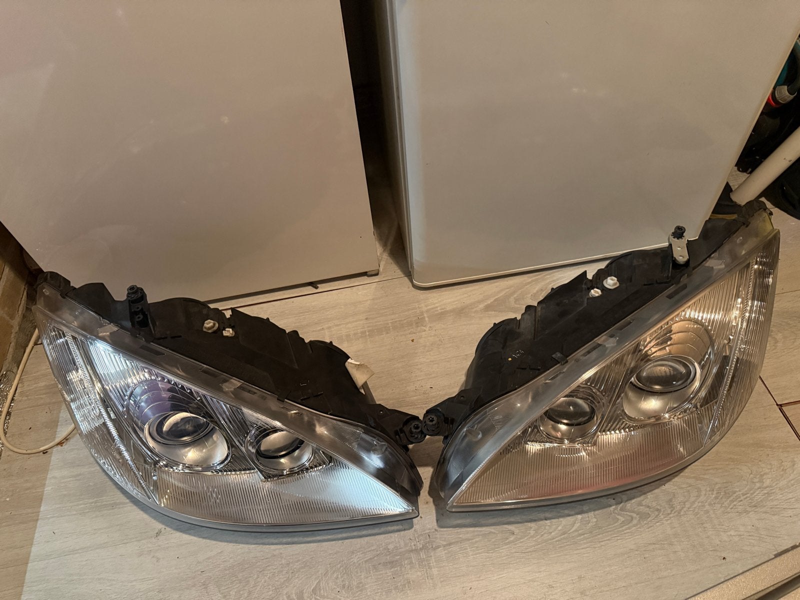 Nette originele Mercedes S-klasse W221 Koplamp set, Auto-onderdelen, Ophalen, Gebruikt, Mercedes-Benz