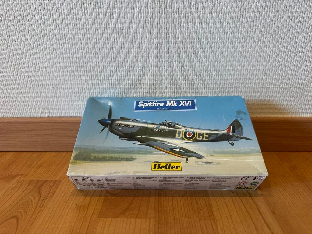 Heller Spitfire Mk XVI Modelbouw Vliegtuig 1:72, Hobby en Vrije tijd, Modelbouw | Vliegtuigen en Helikopters, 1:72 tot 1:144, Nieuw