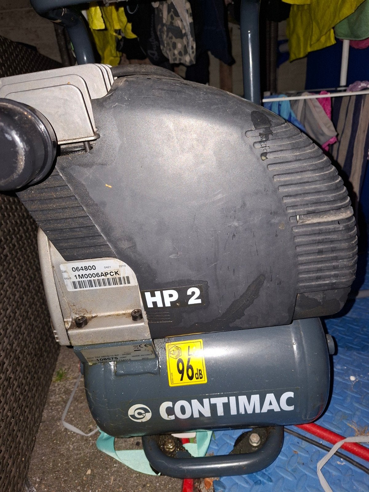 Compressor.  Nog heel netjes!, Minder dan 25 liter, Ophalen, Zo goed als nieuw, Minder dan 200 liter/min