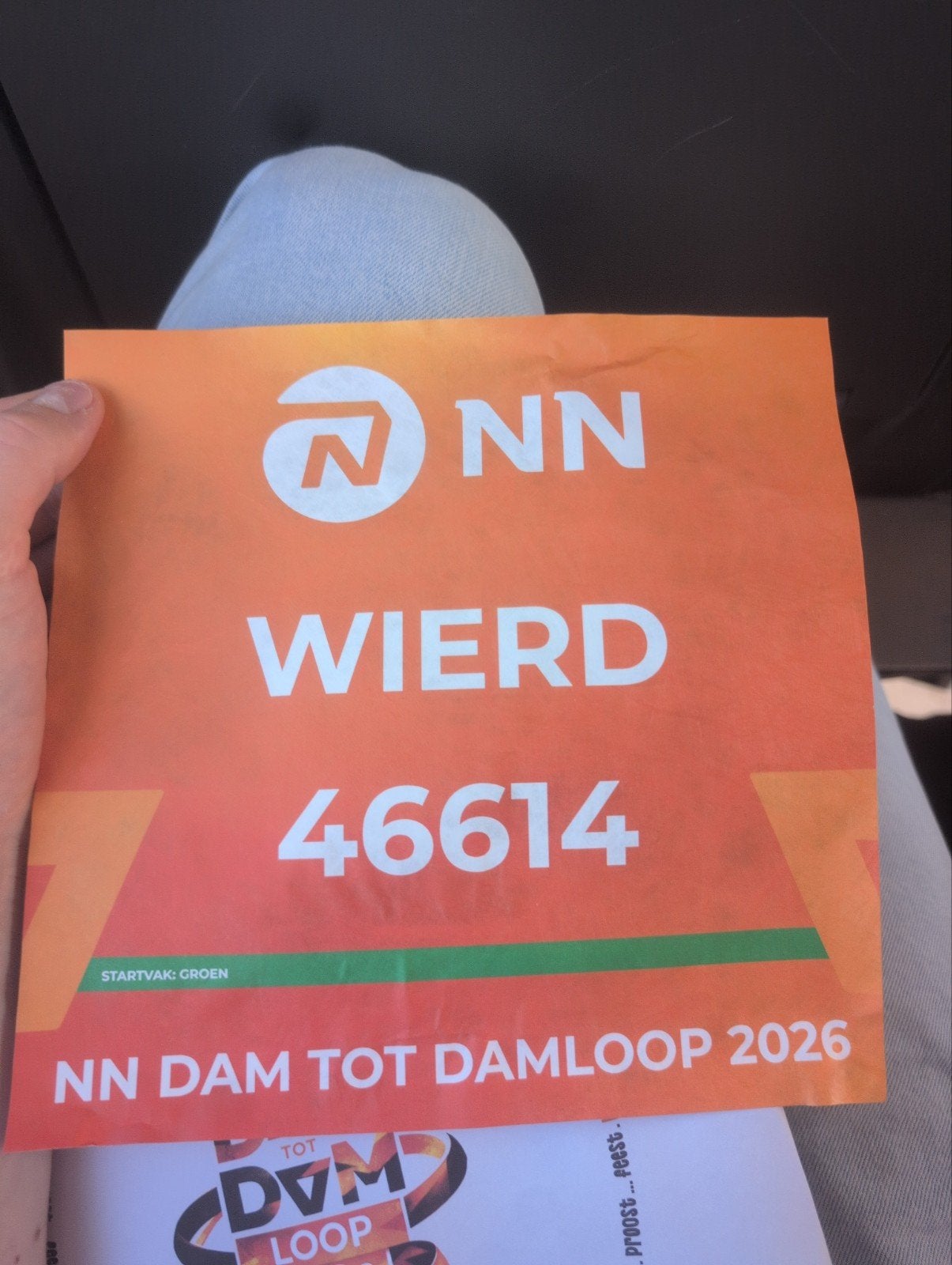 dam tot dam ticket, startvak groen, Tickets en Kaartjes, Eén persoon, September