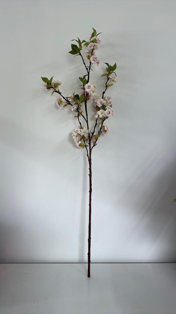 Kunst bloesemtak 130 cm, Huis en Inrichting, Woonaccessoires | Kunstplanten en Kunstbloemen, Ophalen, Binnen, Roze, Textiel
