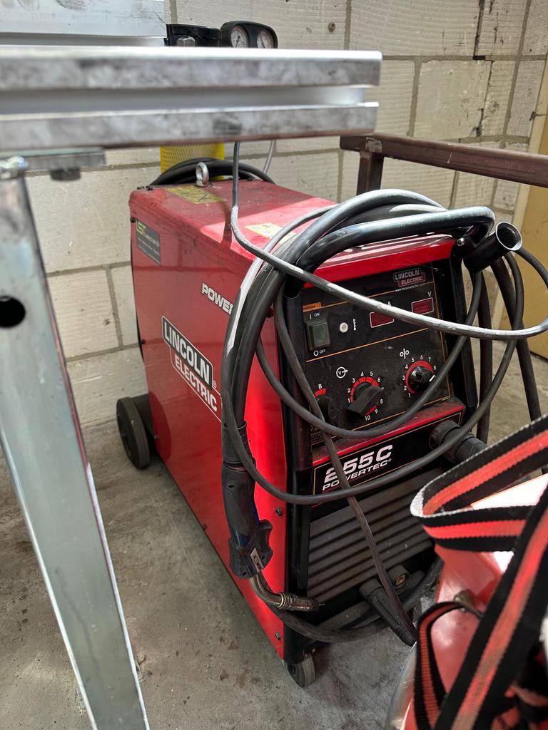 Lincoln Electric Powertec 255C Lasapparaat, Ophalen, Gebruikt, 250 ampère of meer, Co2