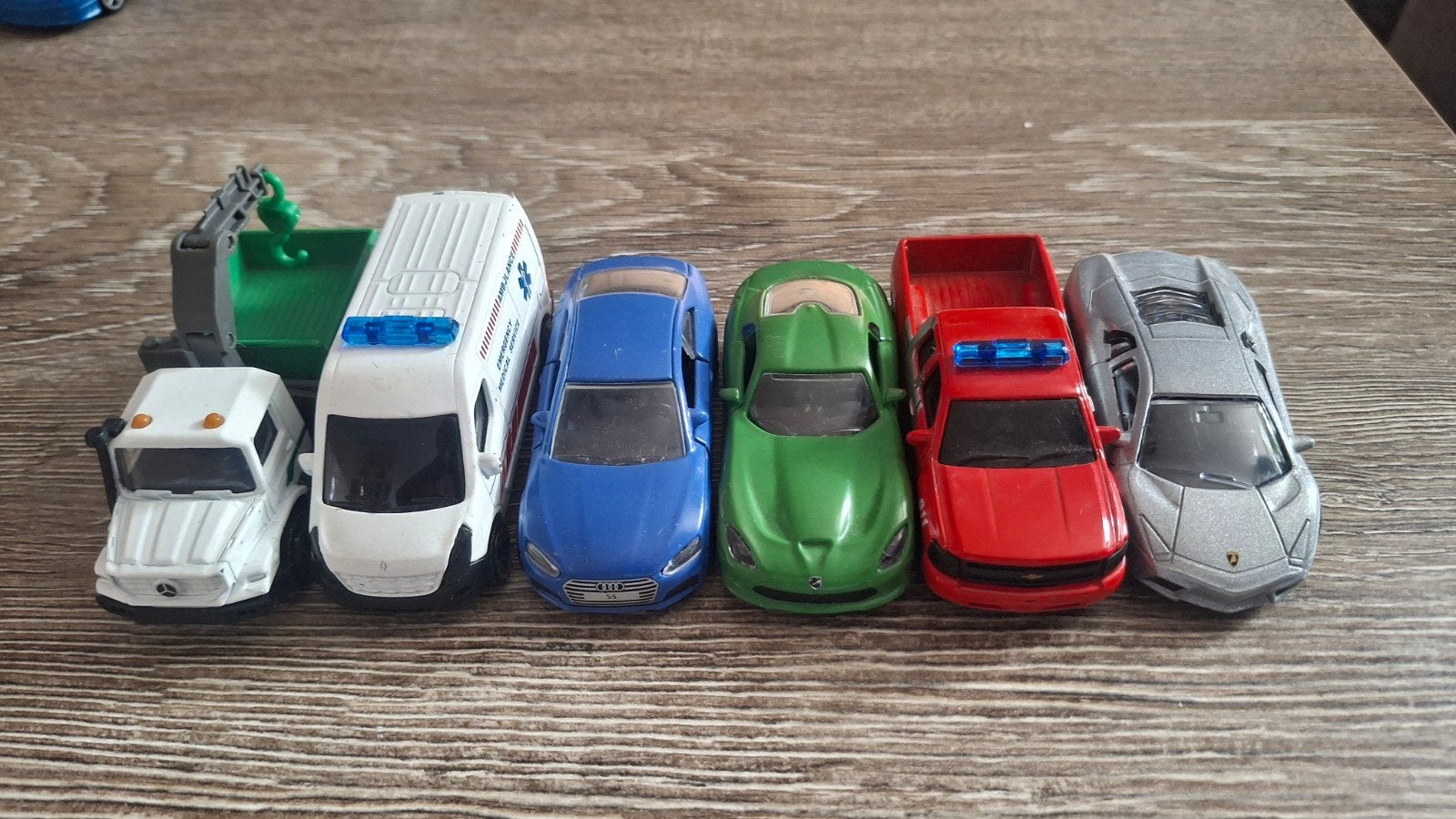 6 Majorette modelauto's, Ophalen of Verzenden, Zo goed als nieuw, Auto