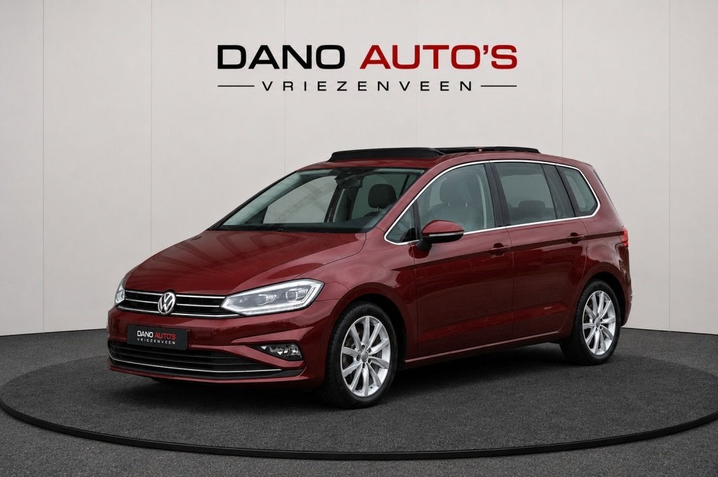 Volkswagen Golf Sportsvan 1.5 TSI ACT DSG Highline Pano/ACC/, Automaat, Stof, Beige, 4 cilinders