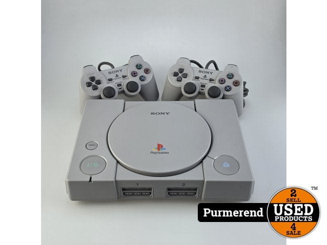 Playstation 1 Grijs inclusief 2 Controllers