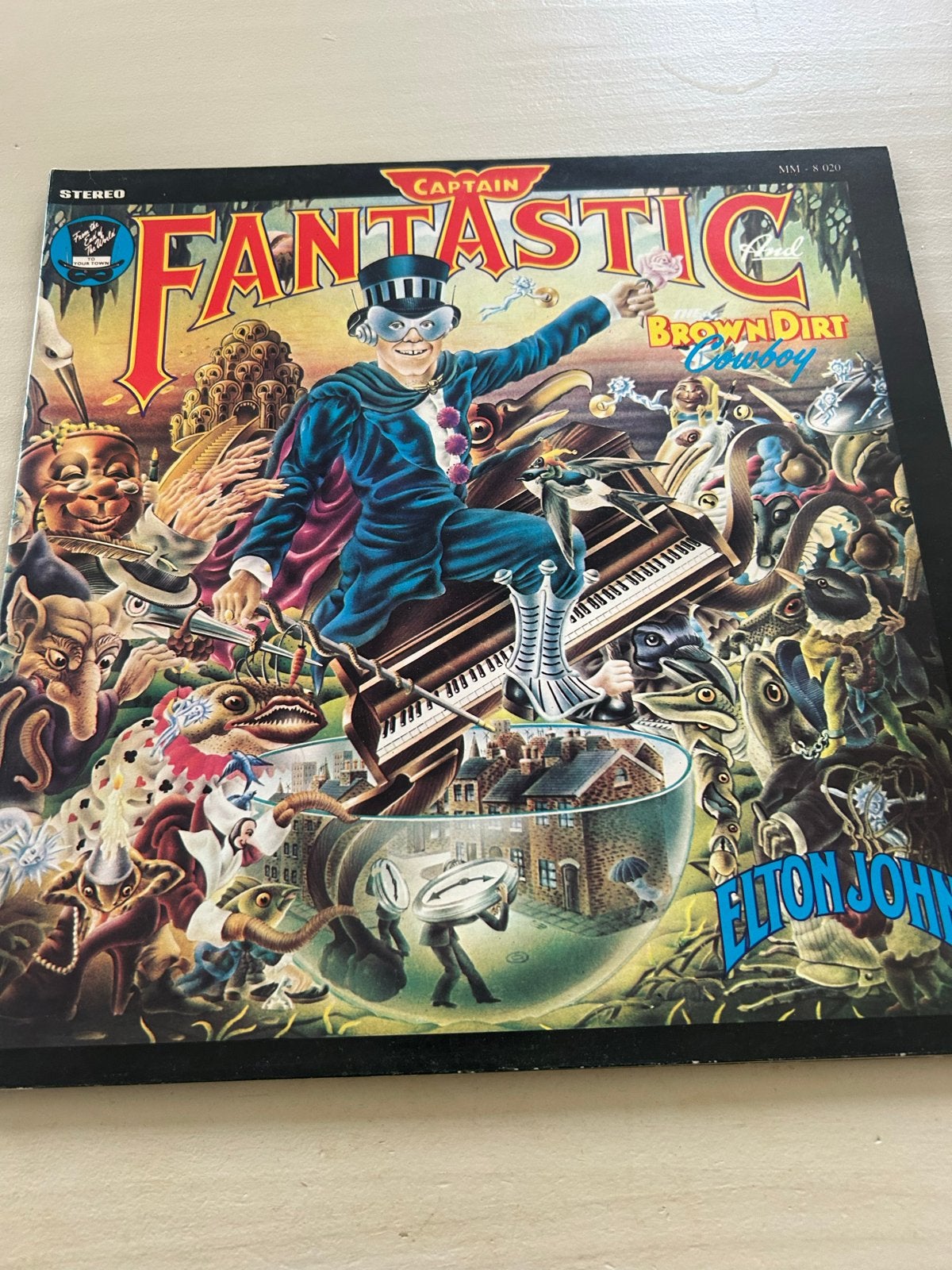 Elton John - Captain Fantastic and the Brown Dirt Cowboy LP, Cd's en Dvd's, Vinyl | Pop, LP, Pop, Ophalen of Verzenden, Zo goed als nieuw