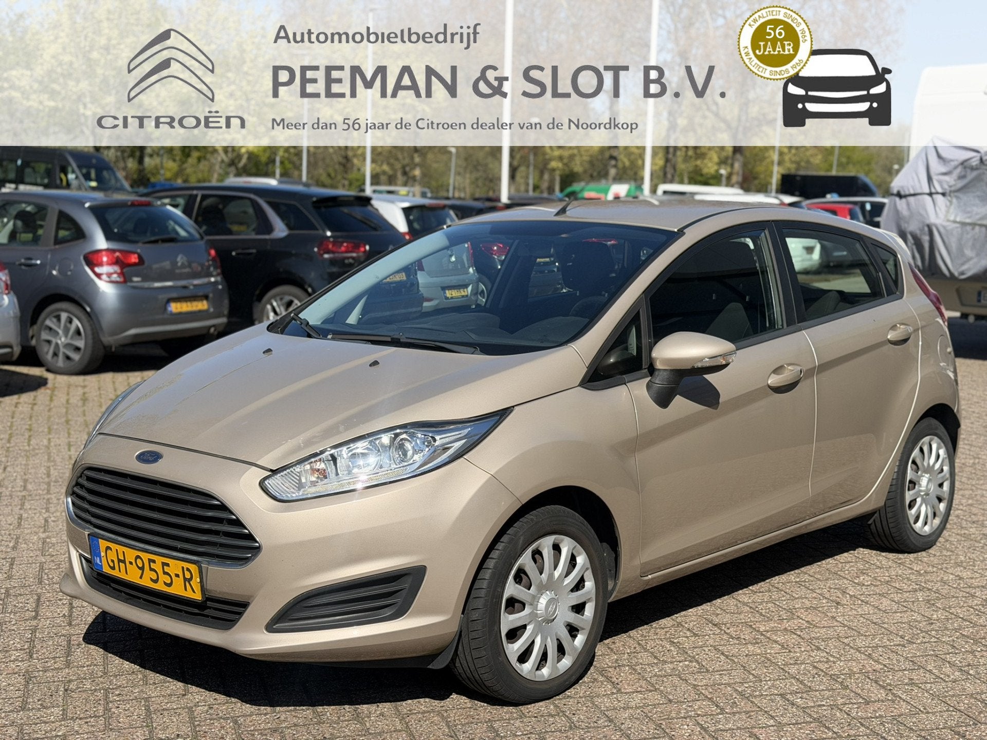 Ford Fiesta 1.0 Style (bj 2015), Auto's, Voorwielaandrijving, Dealer onderhouden, Stof, 525 kg