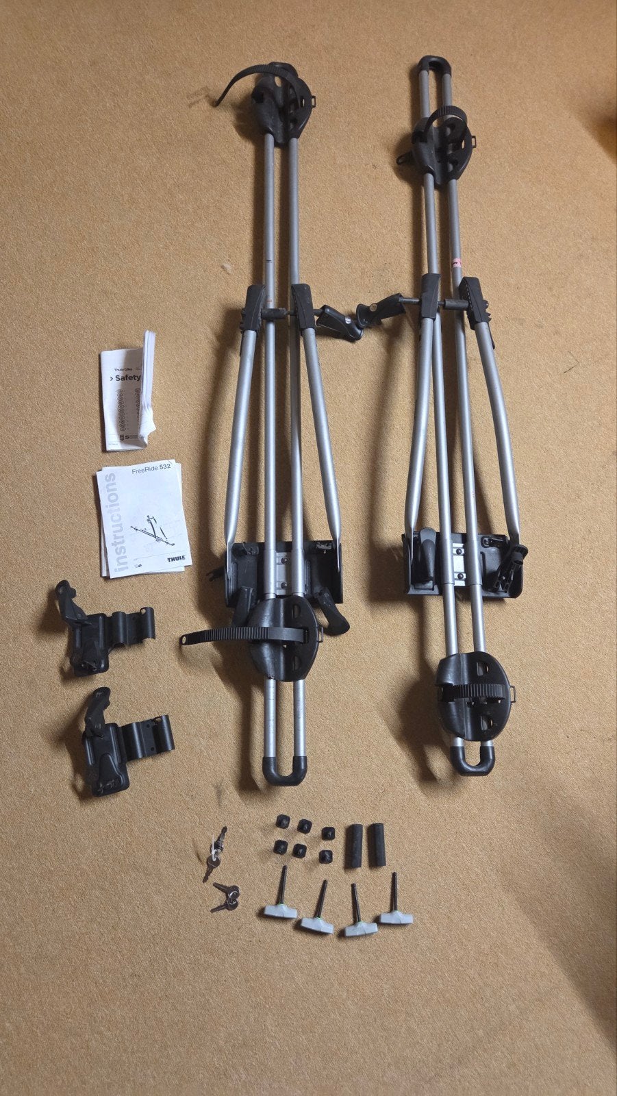 Thule FreeRide 532 fietsendrager (2 stuks), Ophalen, Gebruikt