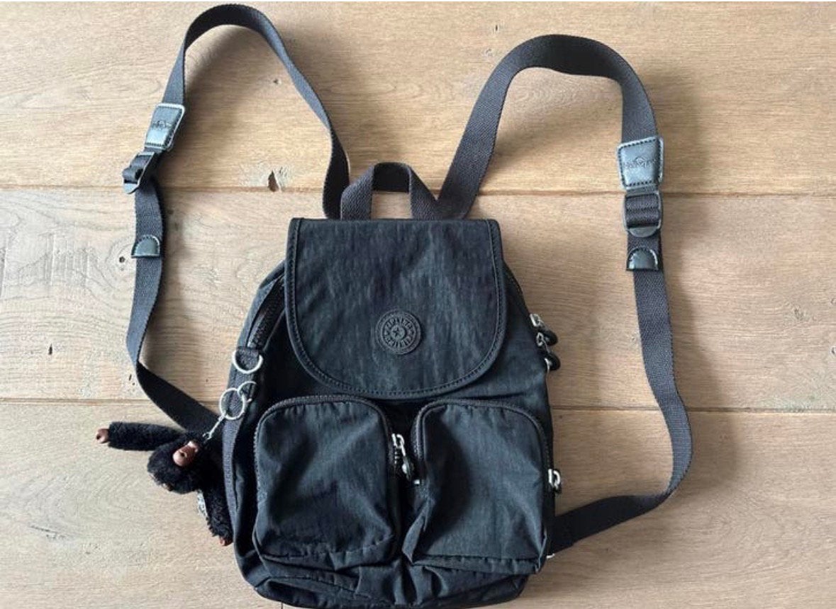 Kipling rugtas + afneembare schouderband - zwart - NIEUW!, Kinderen en Baby's, Luiertassen, Ophalen of Verzenden, Zo goed als nieuw