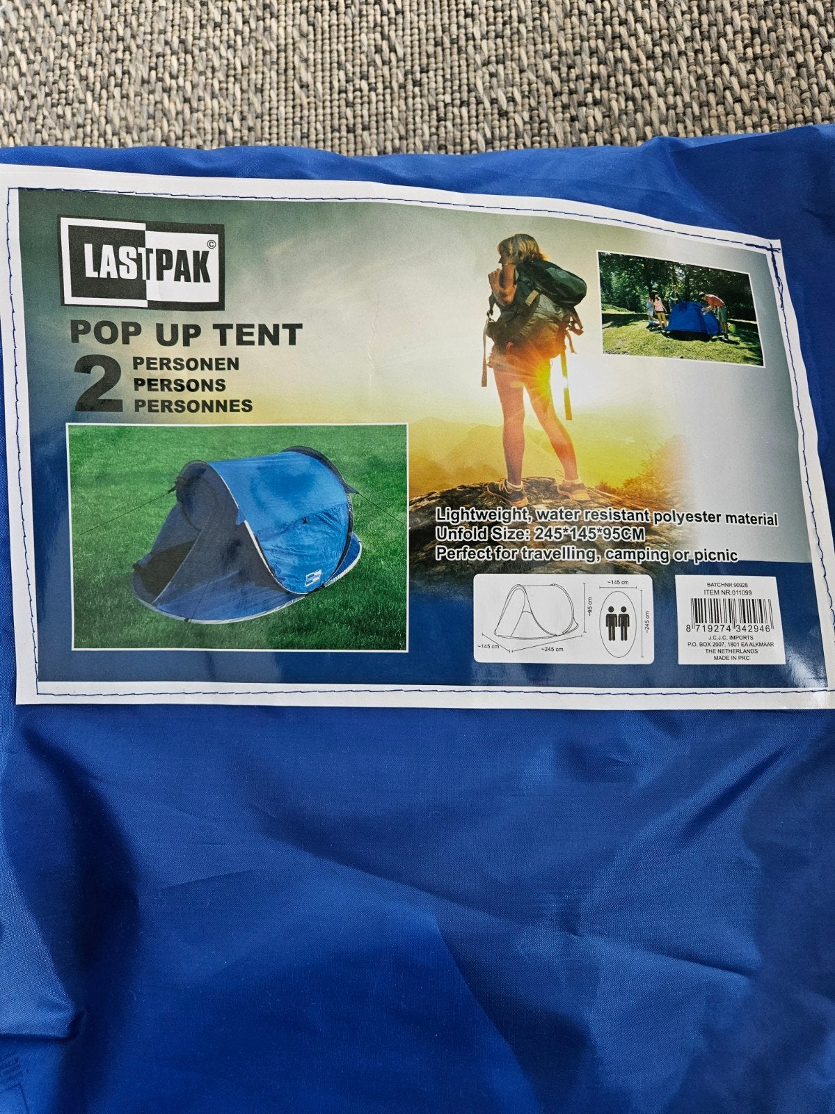 Nieuwe popup tent, Ophalen, Nieuw, Tot en met 2