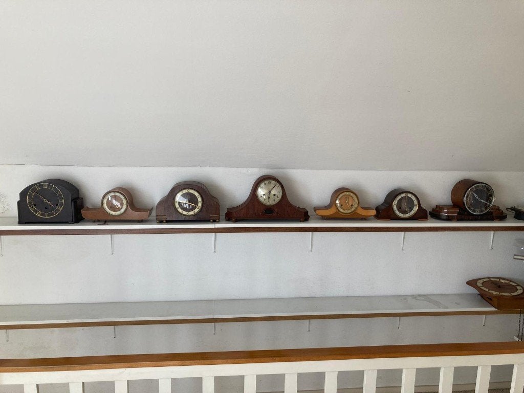 Diverse collectie antieke klokken en onderdelen, Antiek en Kunst, Antiek | Klokken, Ophalen